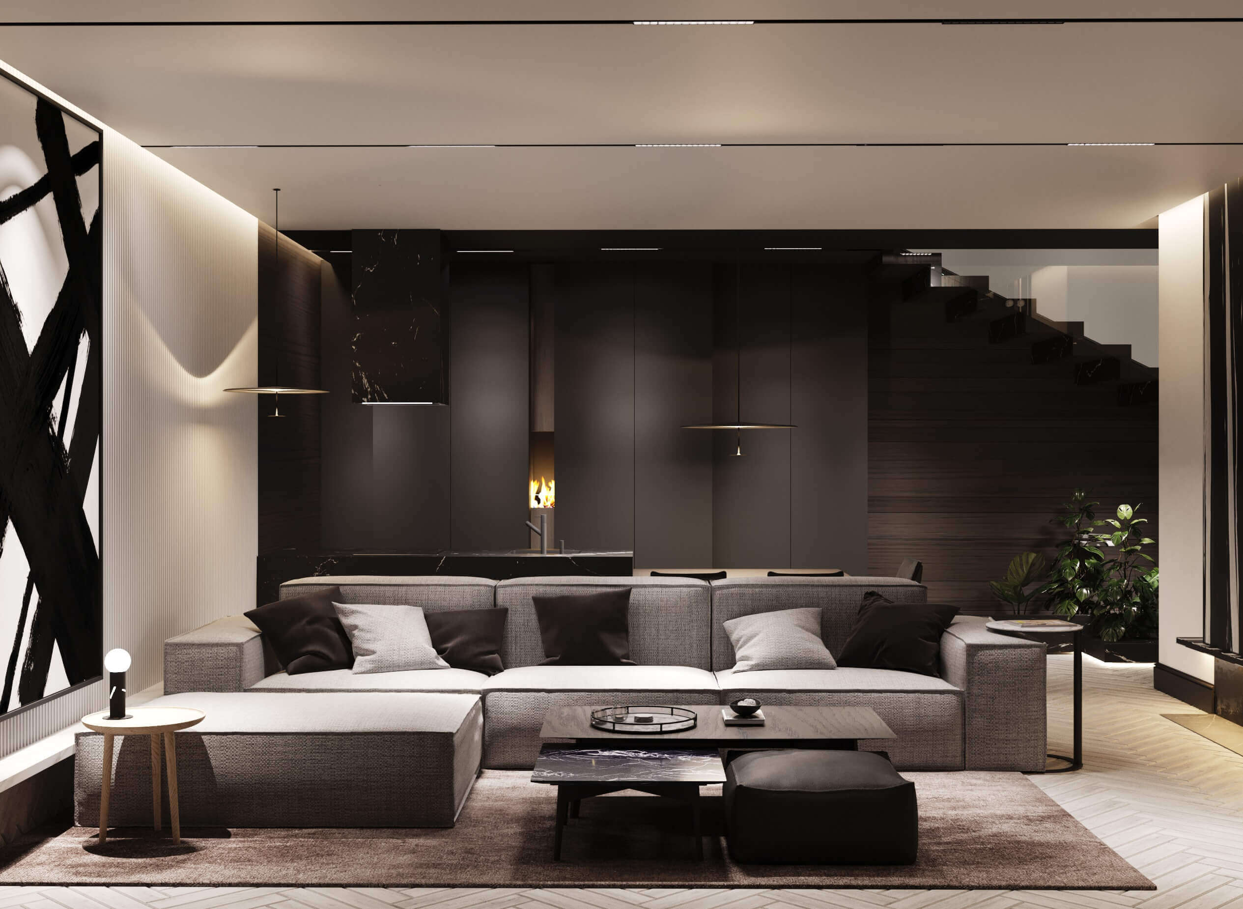 Modern stílusú iroda